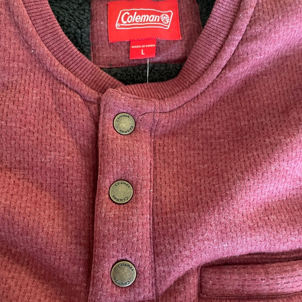 Men’s warm long sleeve shirt